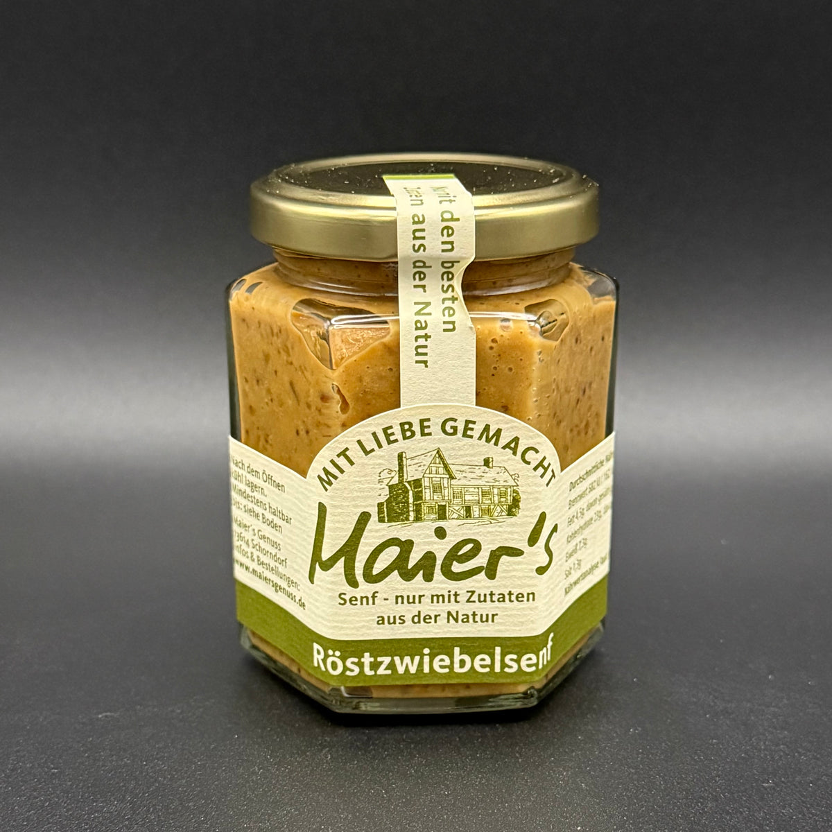wie lange kann man senf aufbewahren Maier's Manufaktur Röstzwiebel-Senf kaufen